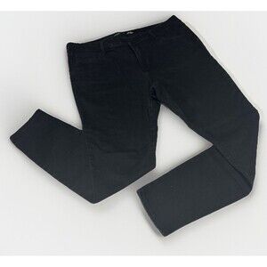 Old Navy Women's Size 14 Mid-Rise Rockstar Super Skinny Jeans Solid Black
